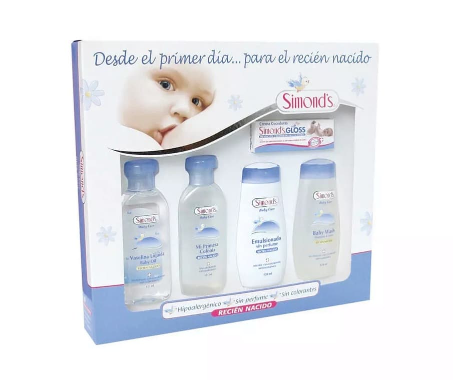 Estuche Recién Nacido Aceite Infantil, Colonia, Baby Wash
