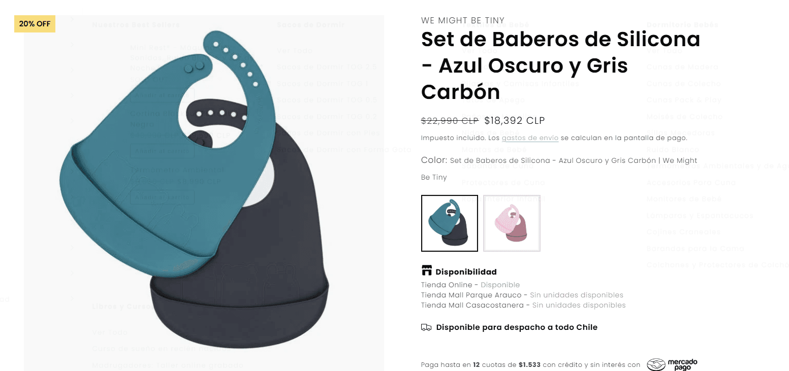 Baberos de silicona