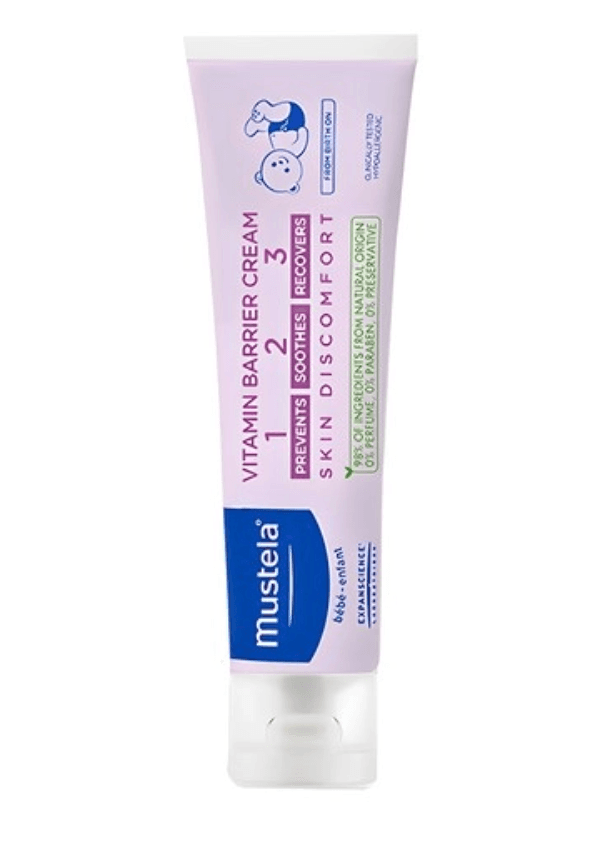 Crema para pañalitis Mustela 1-2-3