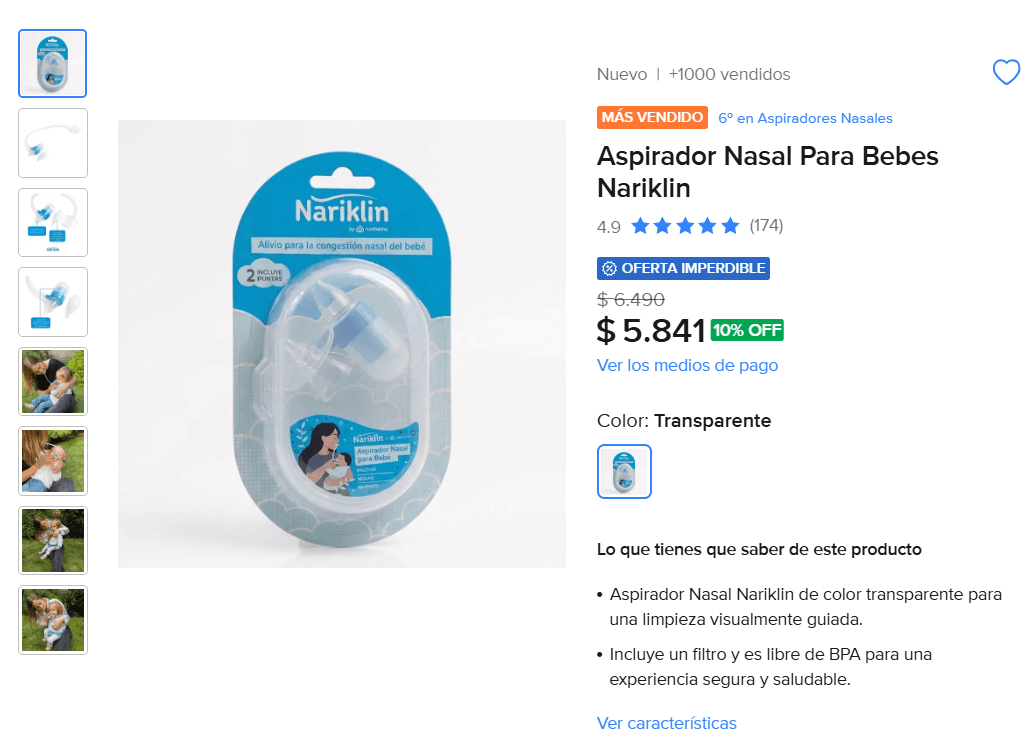 Aspirador nasal