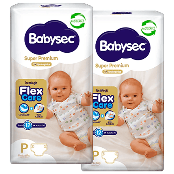 Pañal Babysec Super Premium P - 80 Unidades