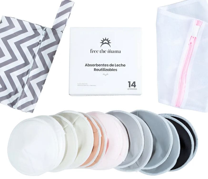 Absorbentes De Leche Reutilizables 14 unidades