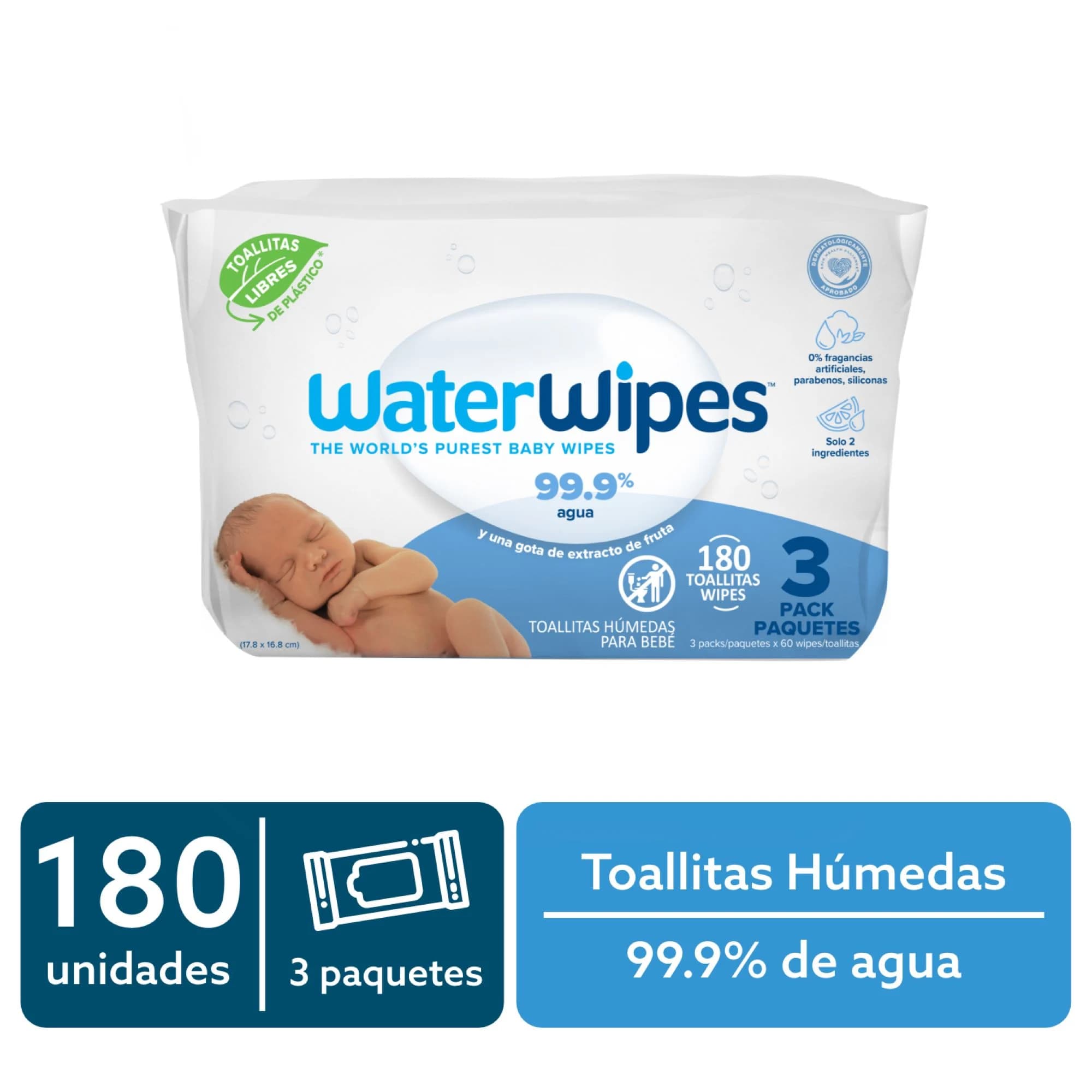 Toallas húmedas Water Wipes