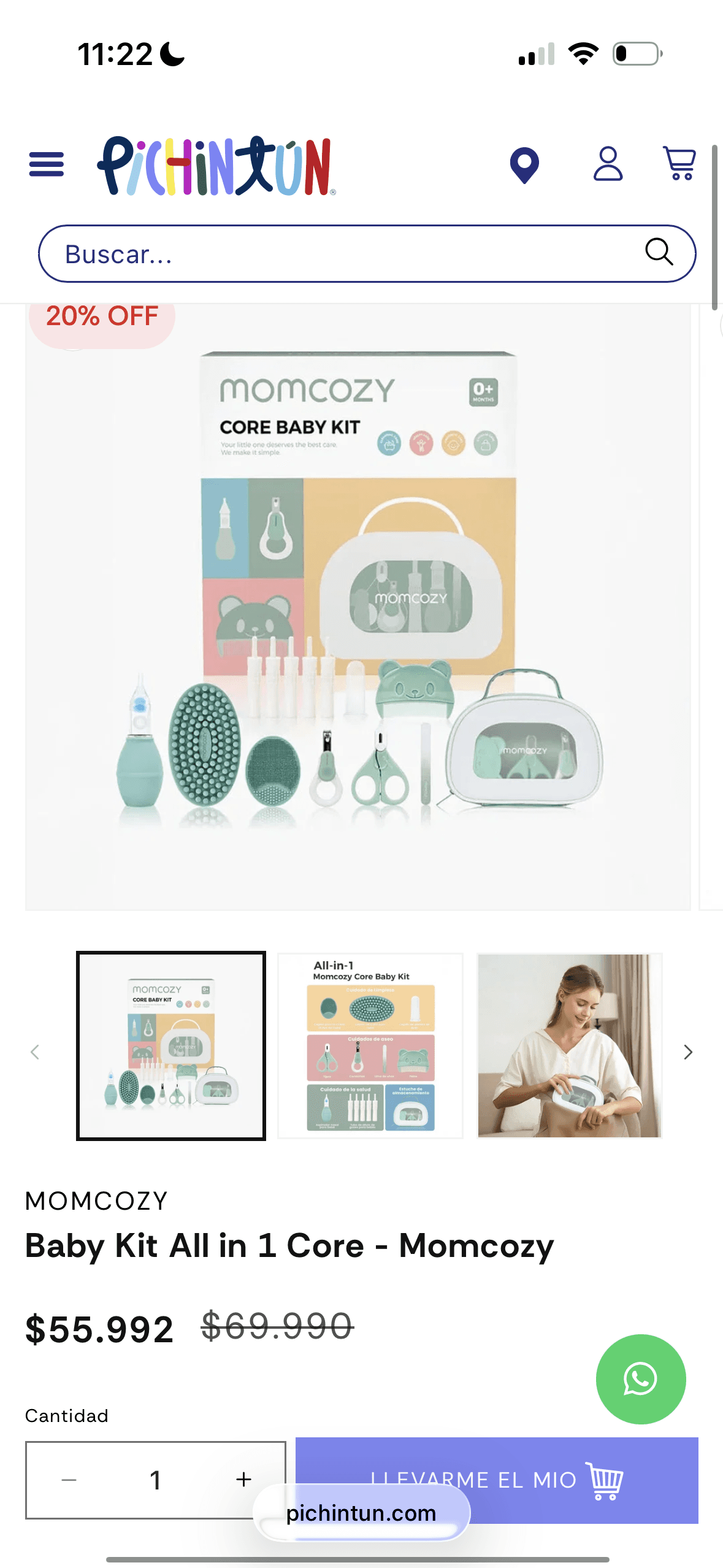 Kit limpieza bebe