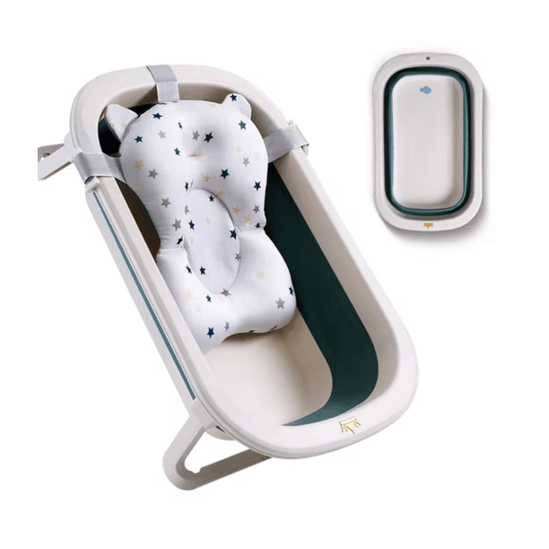 Tina Bañera Bebe Plegable Con Cojín Hamaca