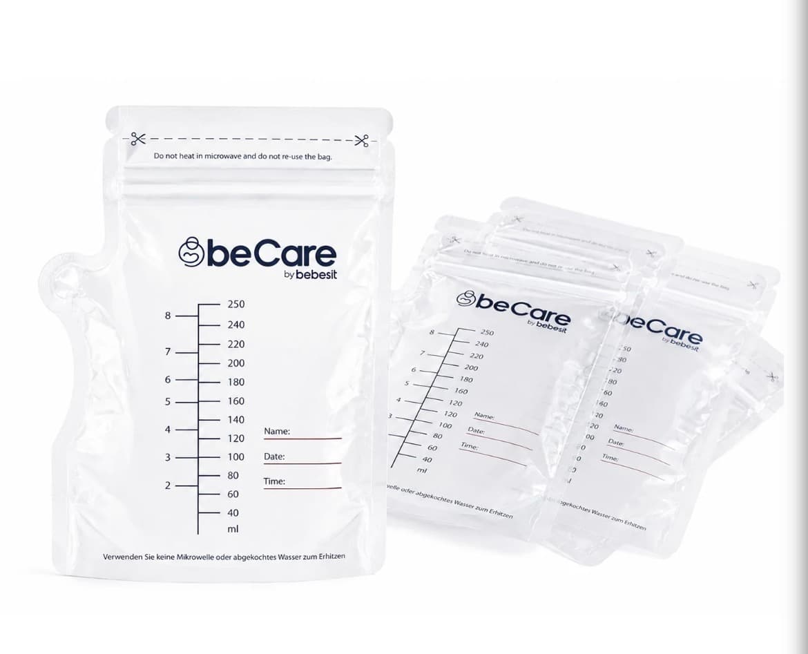 Pack de 30 bolsas de almacenamiento de leche