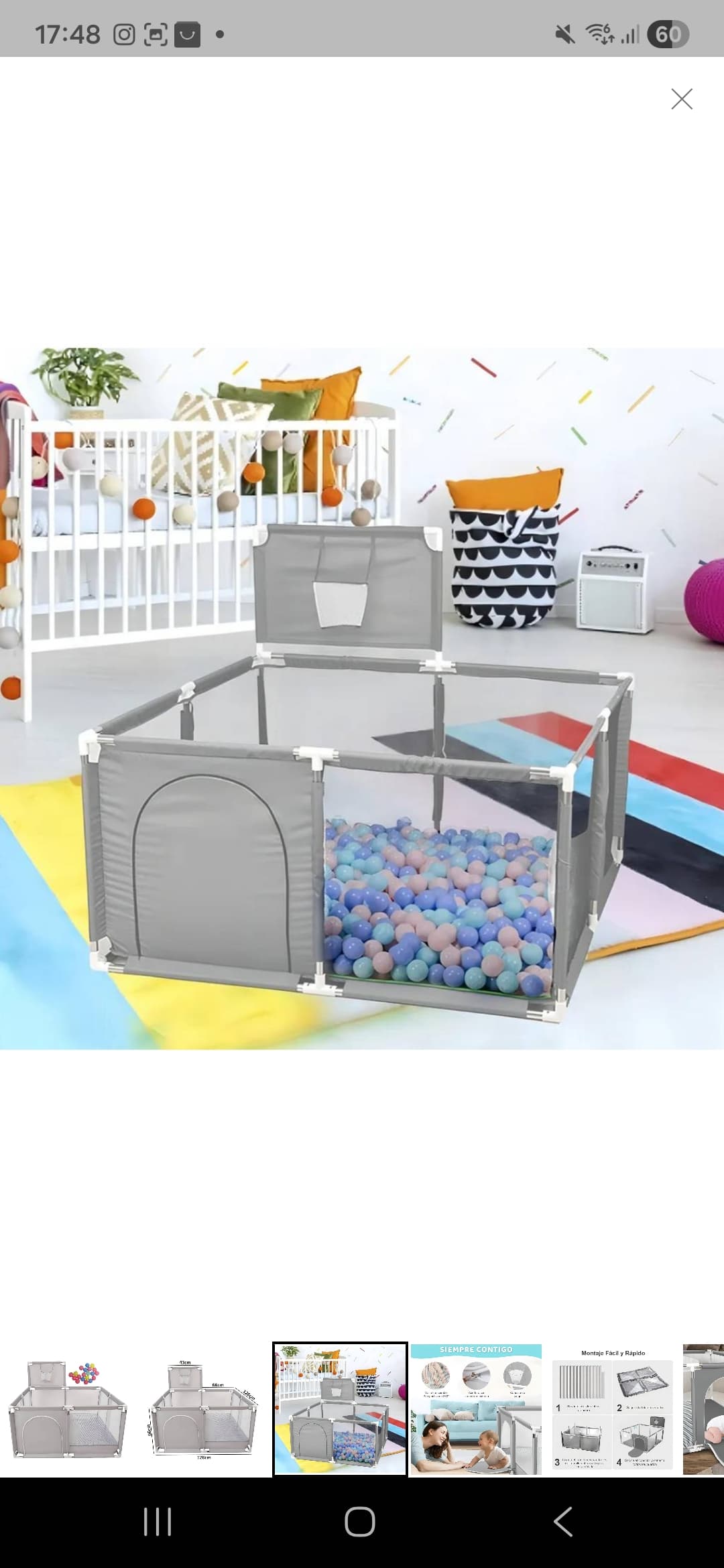 Corral para juegos