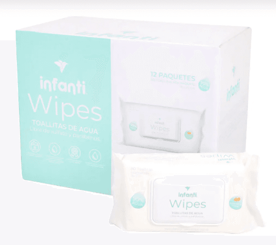 Toallitas Húmedas Water Wipes Caja 12 X 80 Un Infanti