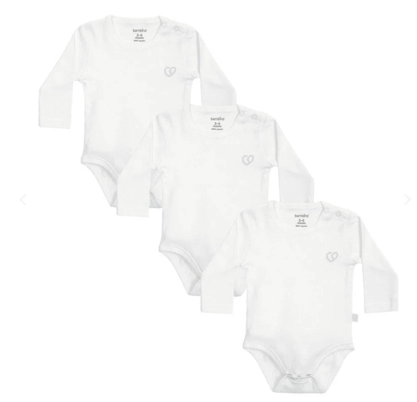 Bodys blancos 100% algodon 9-12