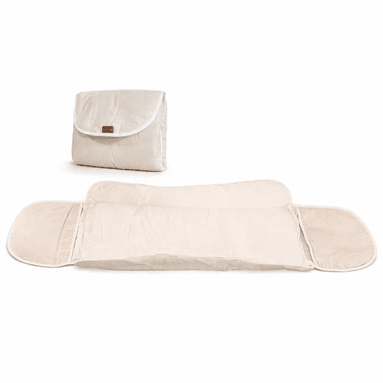 Mudador Portátil Impermeable Beige