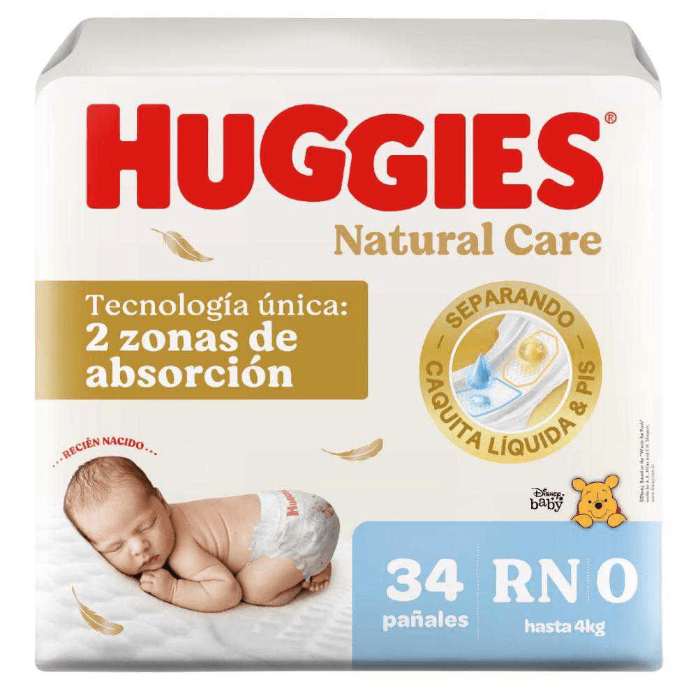 Pañales RN y toallas húmedas sin alcohol