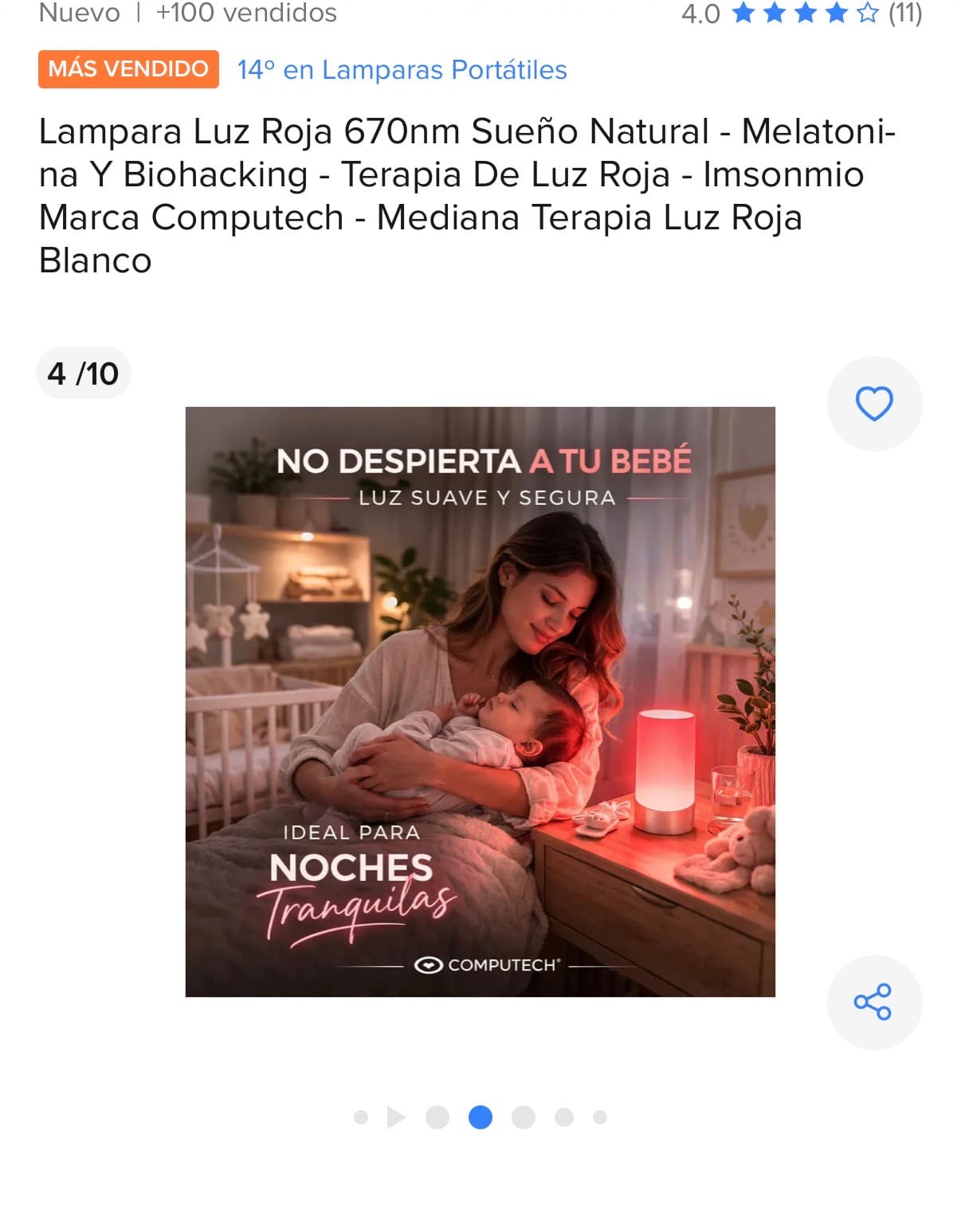 Lámpara roja