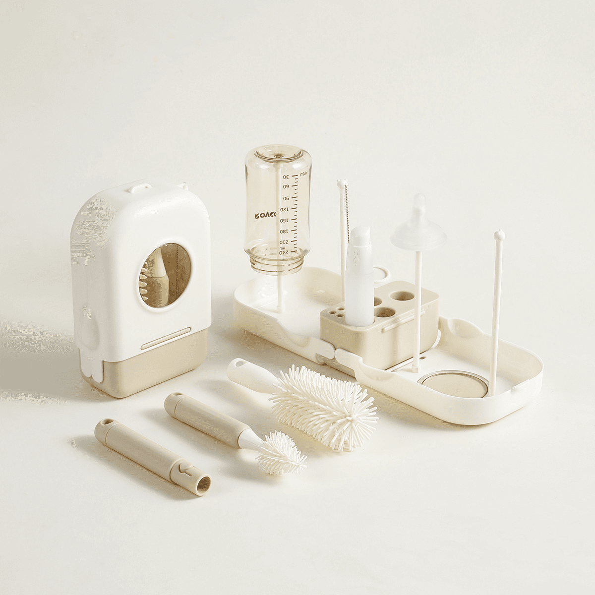 Set Limpiador de Mamaderas 7 en 1 – Portátil y Libre de BPA