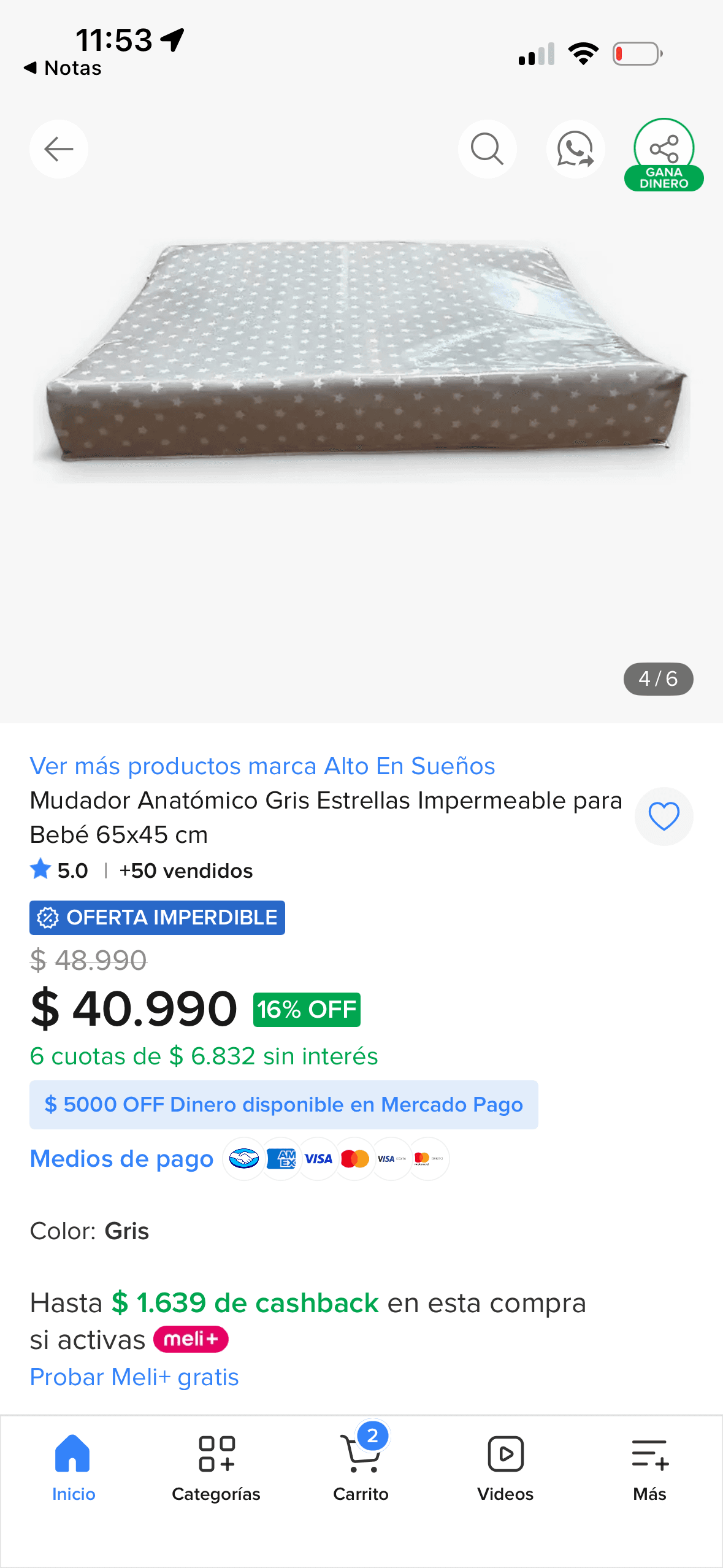 Mudador bebe