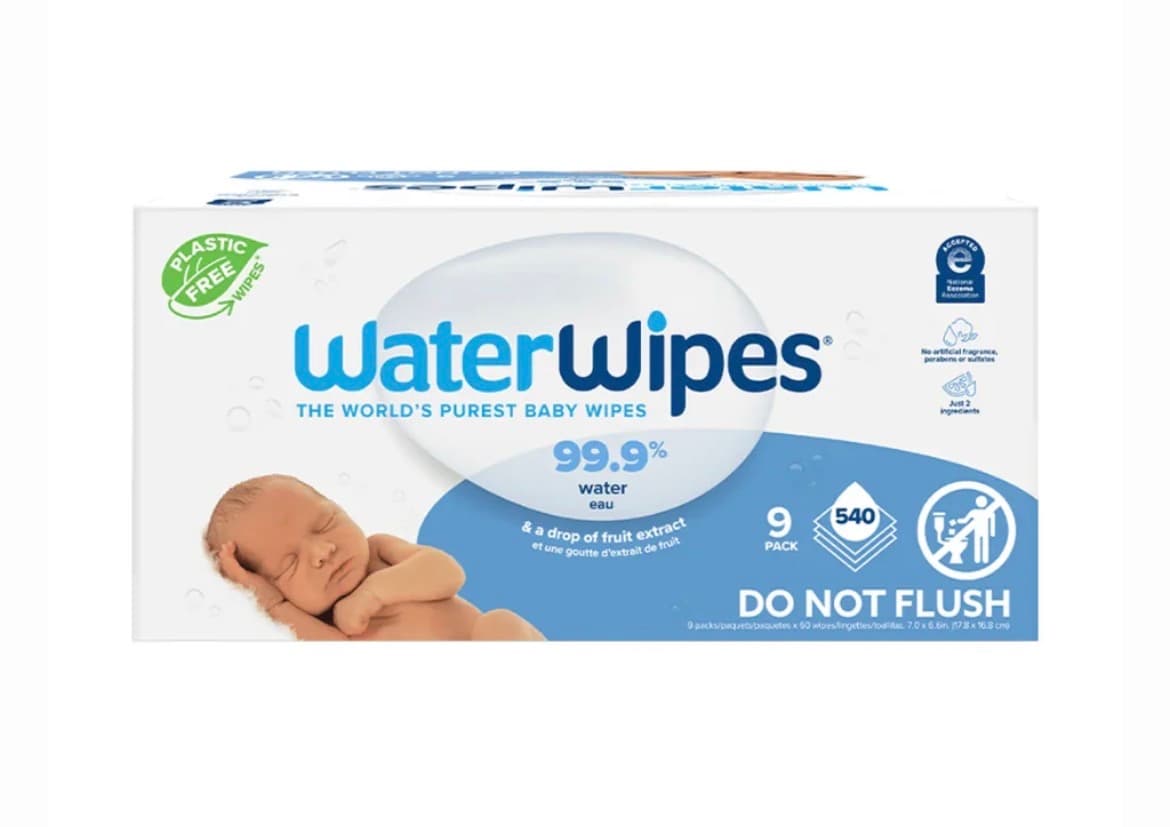 Toalla húmeda Water Wipes 9x60 Caja 540 unidades 99.9 Agua