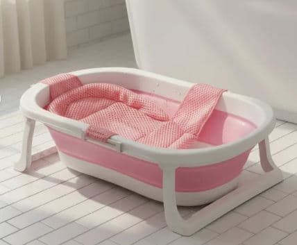 Bañera Jelly con Hamaca Rosa