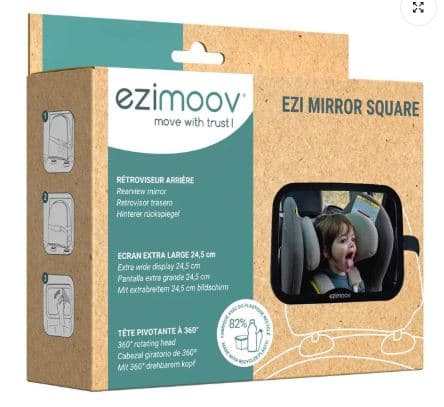 Espejo Rectangular De Bebé Para Auto