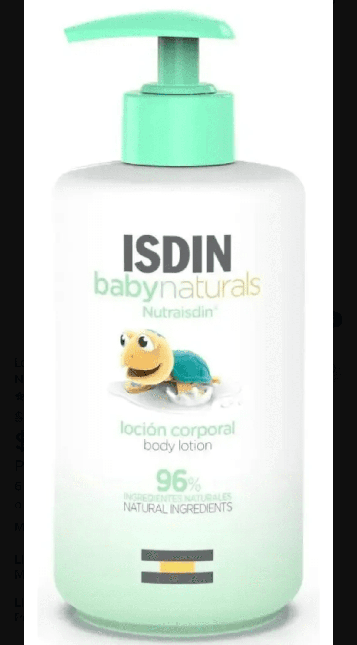 Loción corporal hidratante