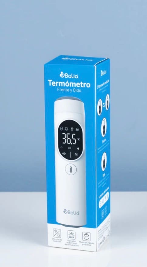 Termómetro frente y oído 