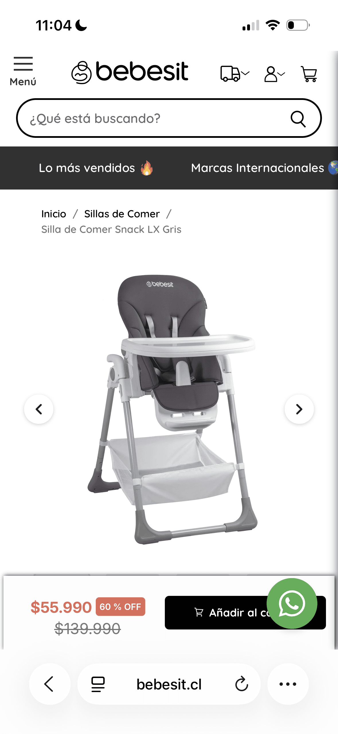 Silla de comer