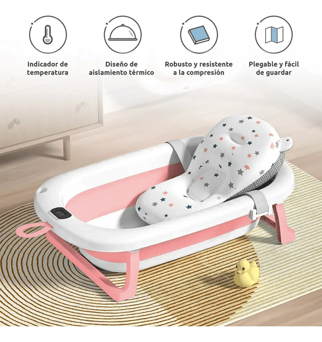 Bañera plegable recién nacido