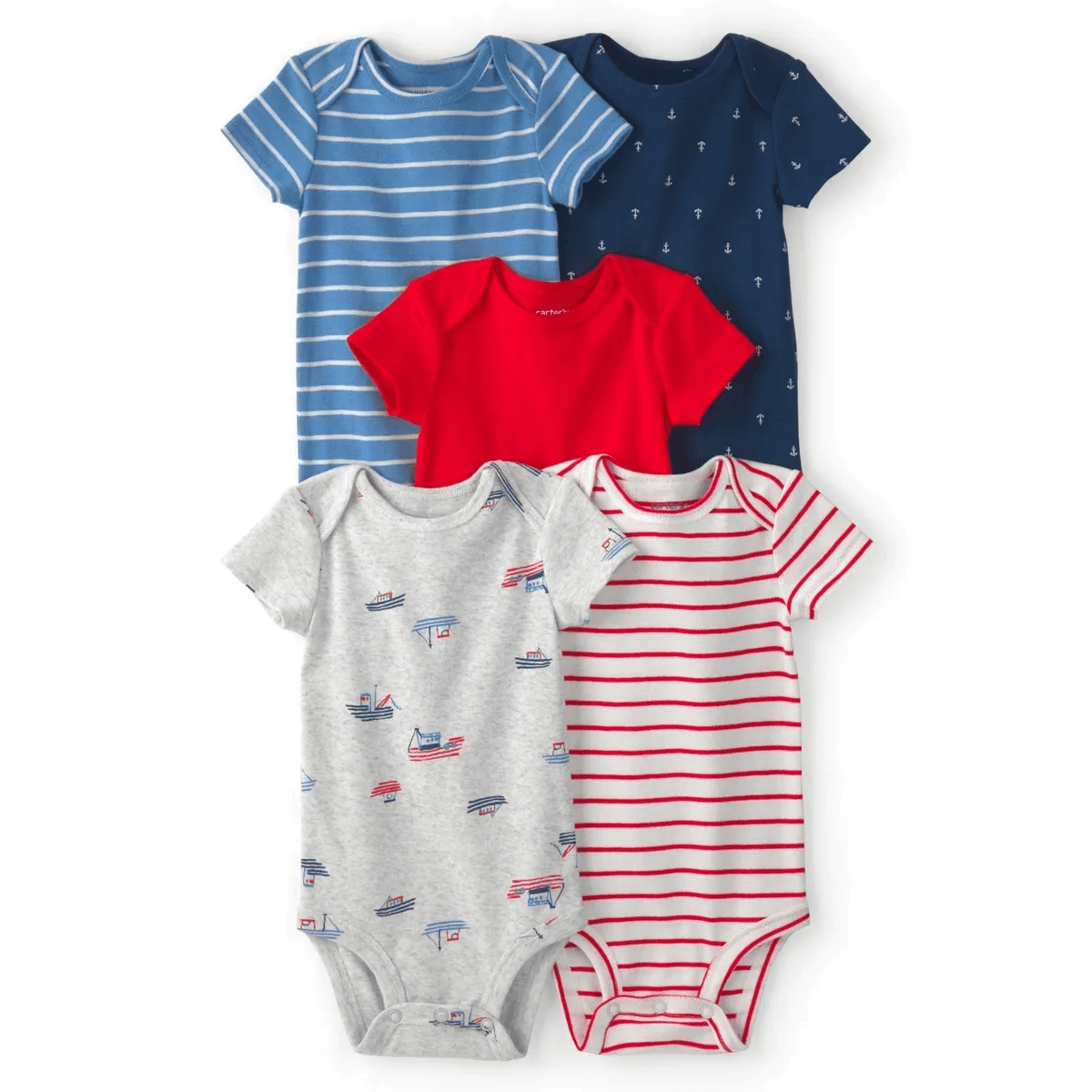 Pack 5 Bodys Manga corta - 3M