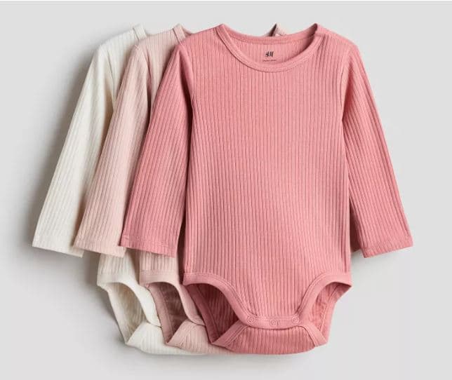 Pack de Bodies Manga Larga (0-3 meses)
