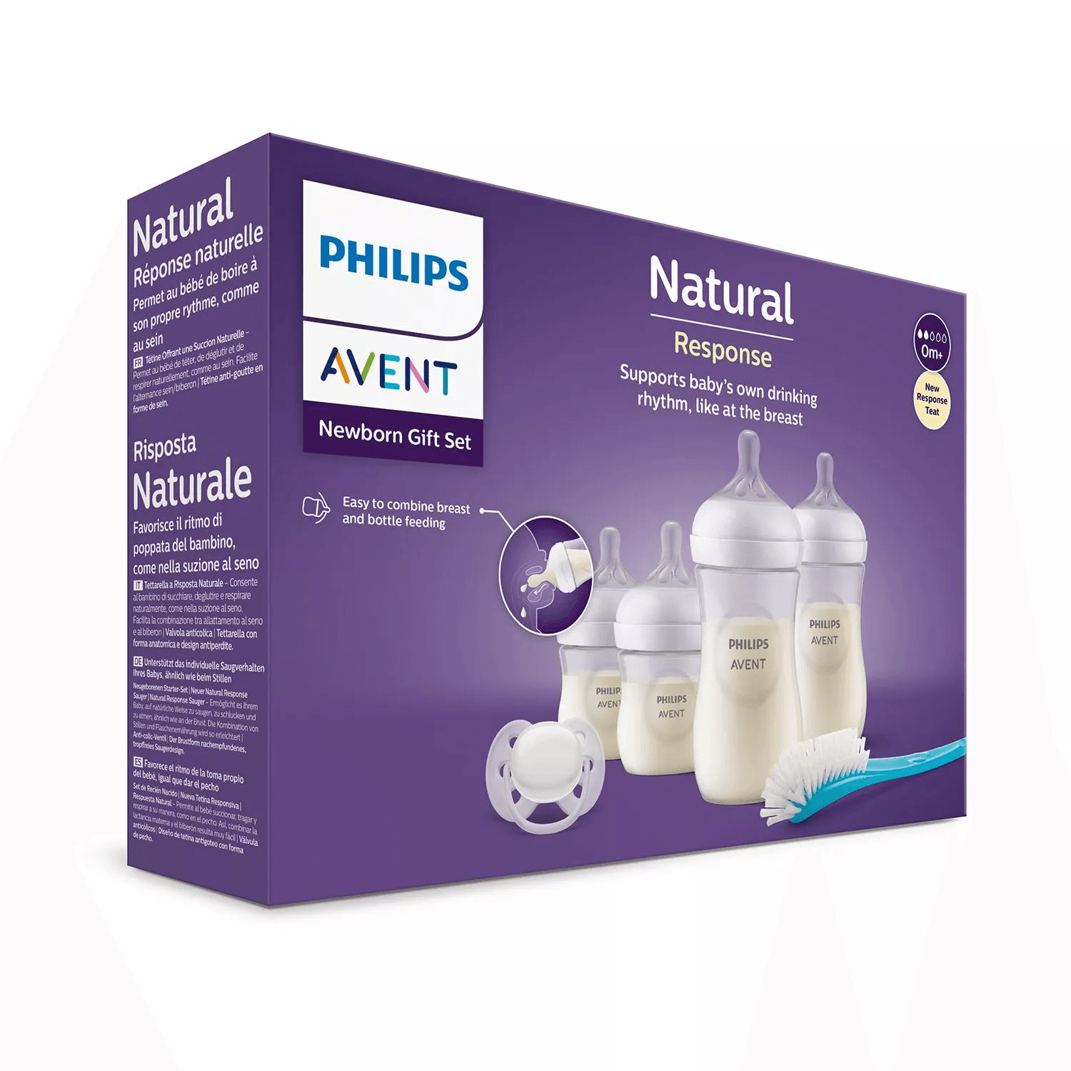 Set Natural 3.0 Pro (125x2-260x2 + Cepillo + Chupete)