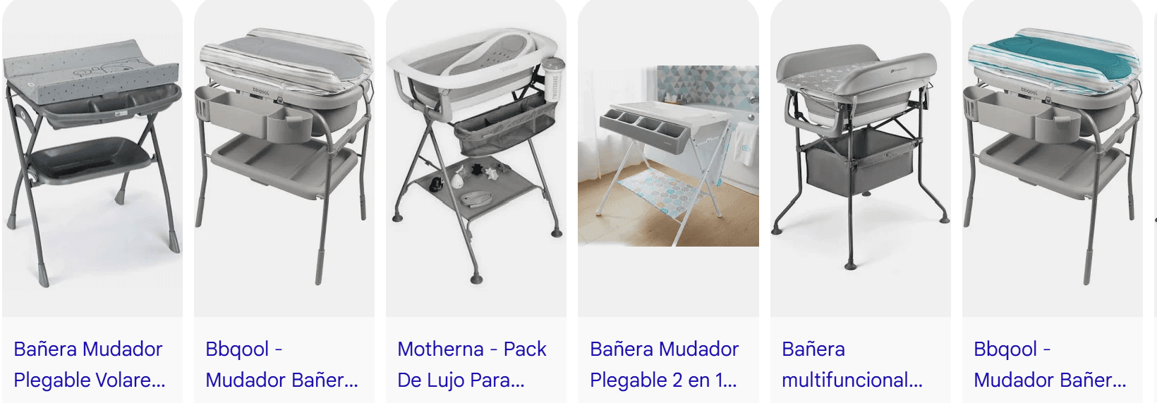 Bañera-Mudador (precio +-referencial-varia segun la marca y oferta)