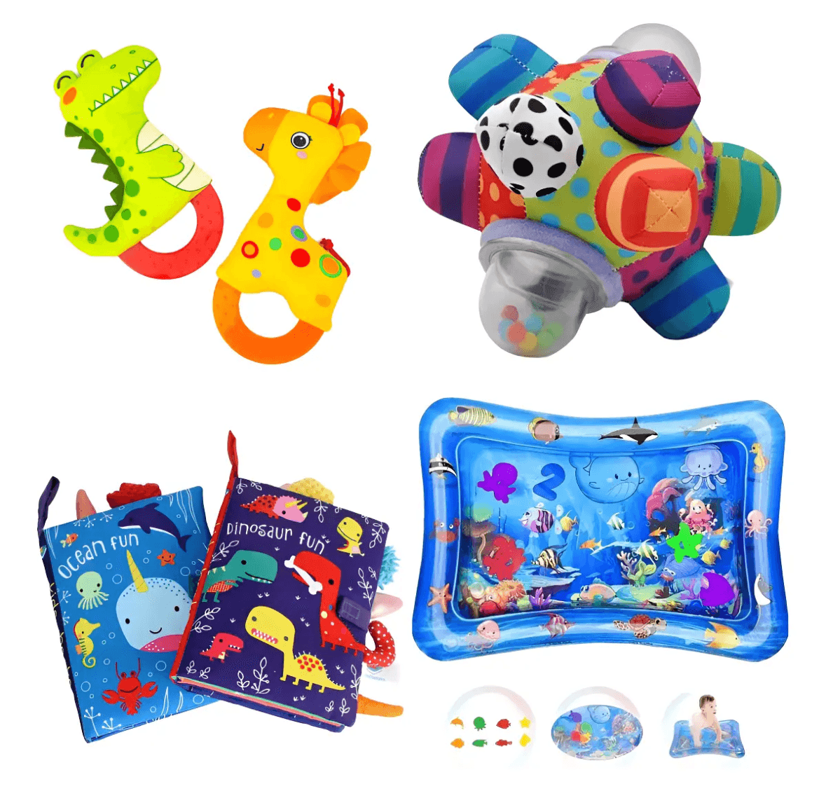 Set 4 juguetes de estimulacion