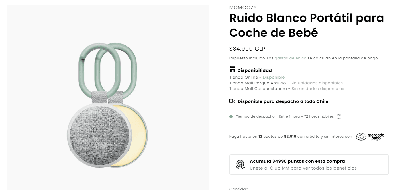 Ruido blanco portátil 
