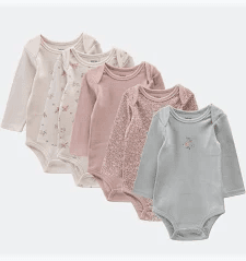Bodies manga larga 0-3 meses