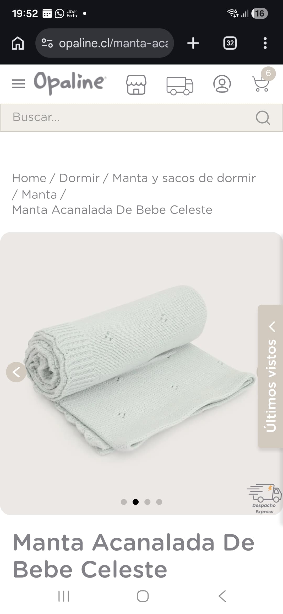 Manta de salida