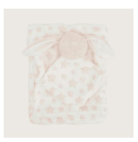 Manta Plush Bebe Rosada Opaline