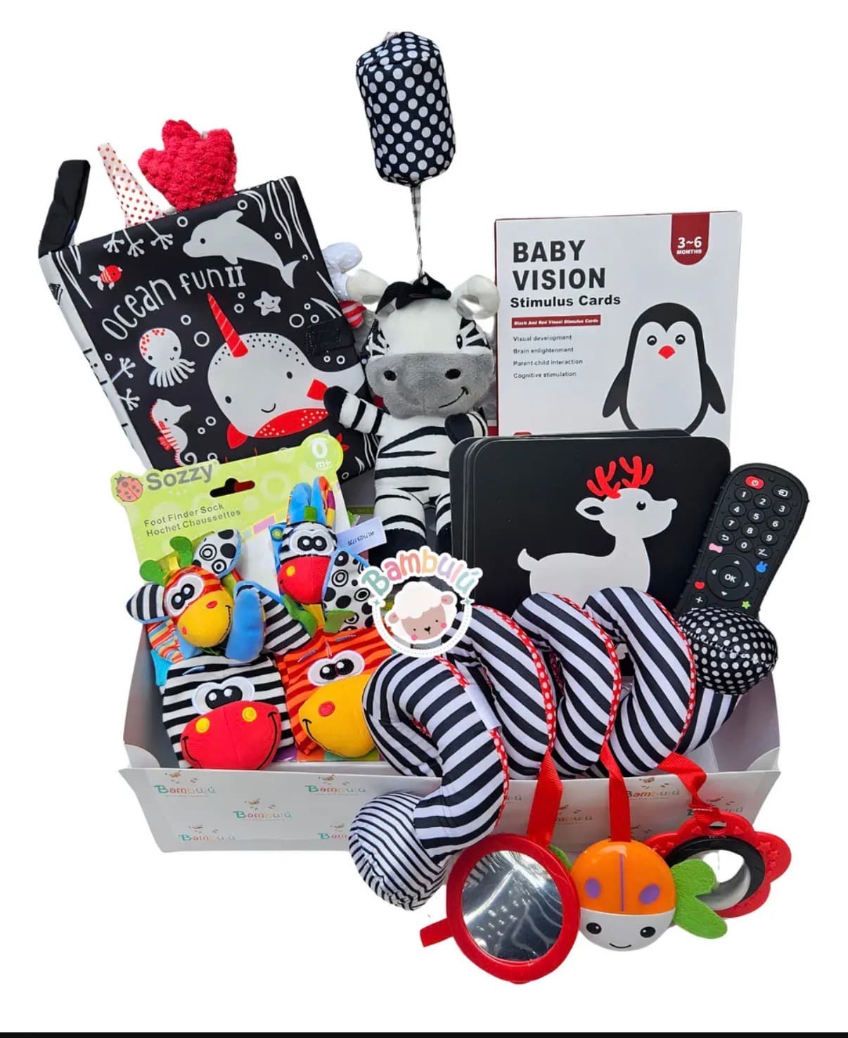 Box Juguetes Sensoriales De 0-3m Bebe, Regalo Bebe