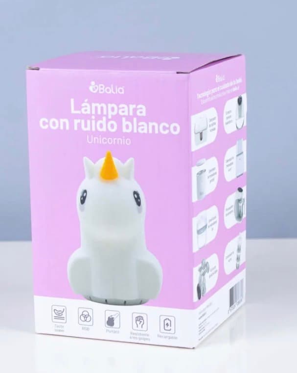 Lámpara ruido blanco unicornio 