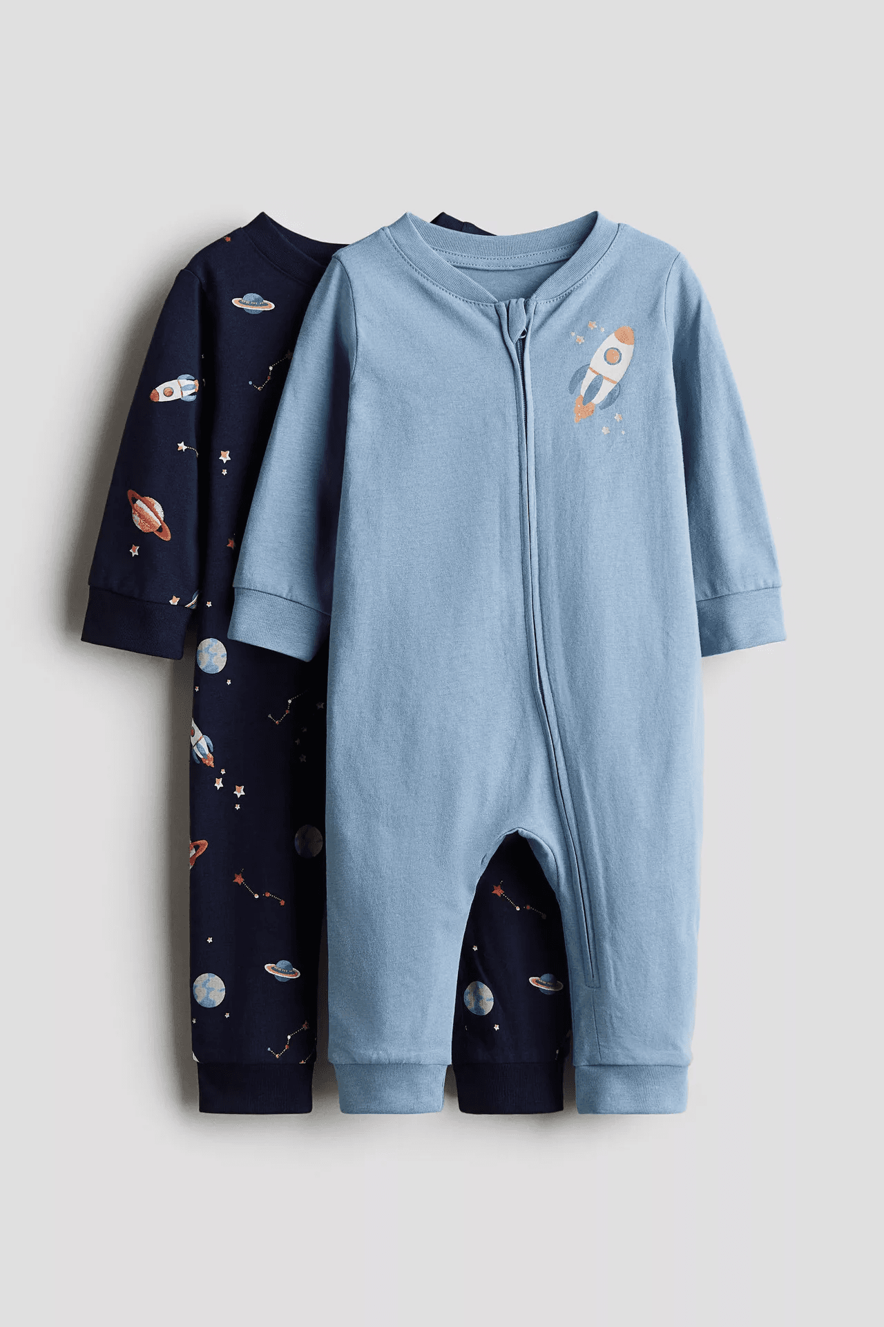 Pack de 2 Pijamas enteritos 2-4M