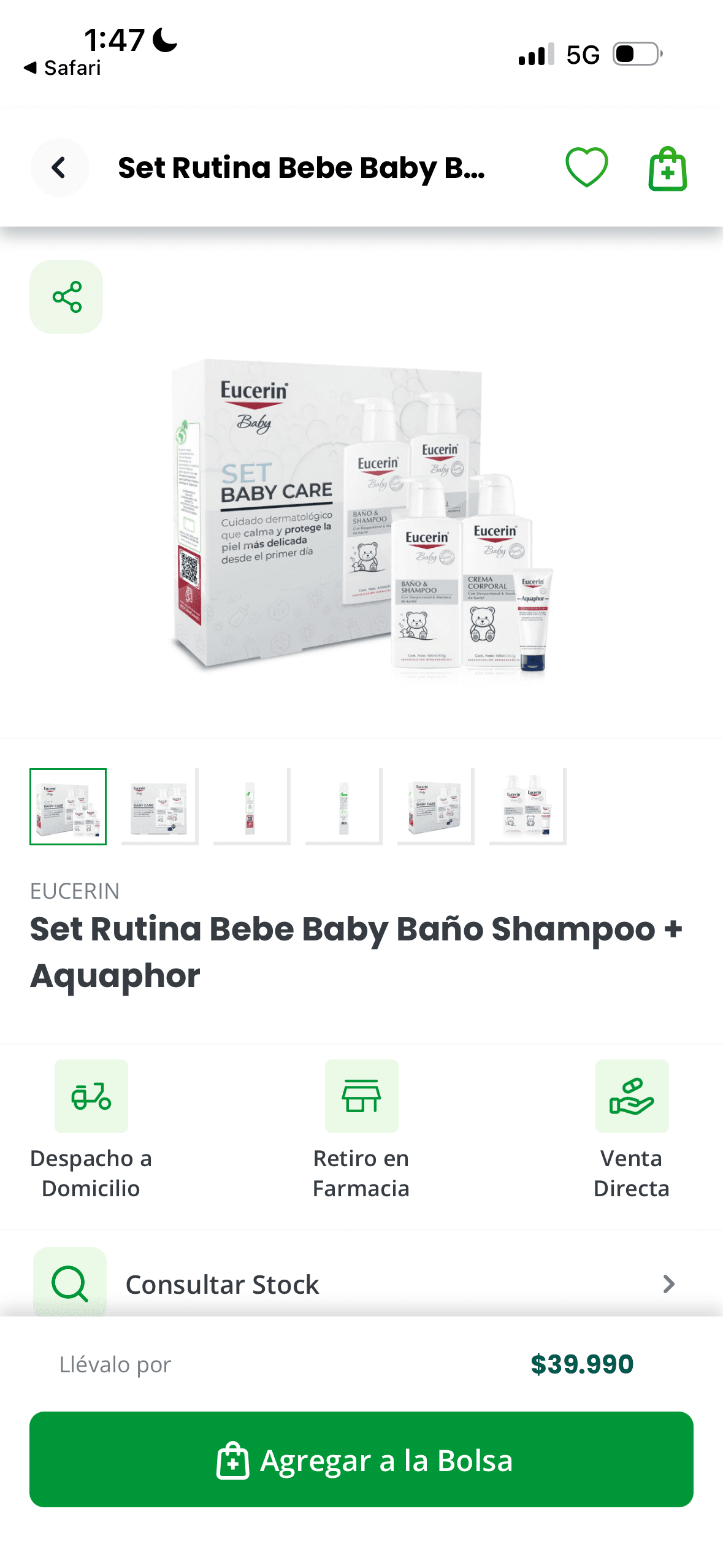 Set rutina baby baño