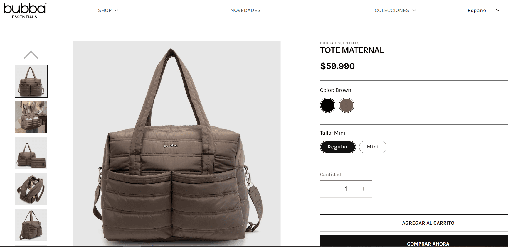 Bolso maternal