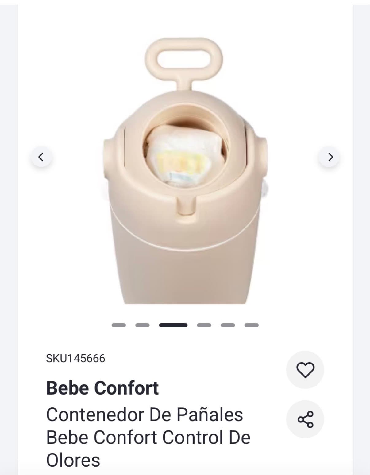Papelera para pañales-quita olor