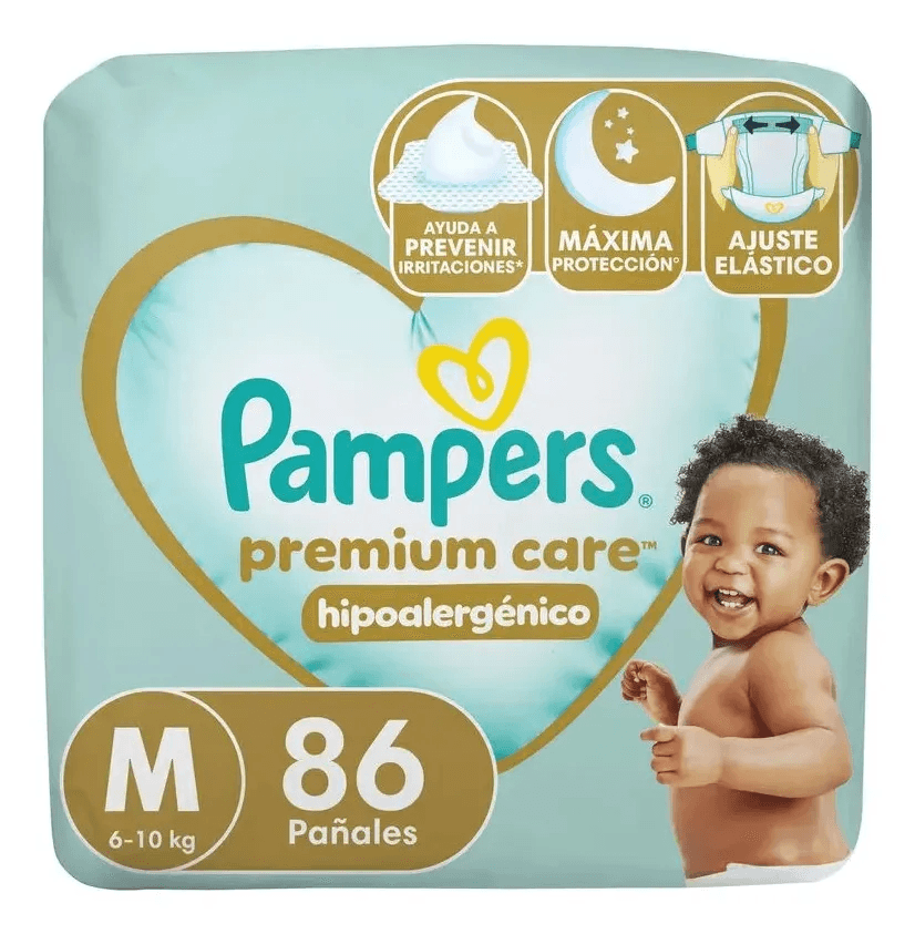 Pañales Pampers talla M