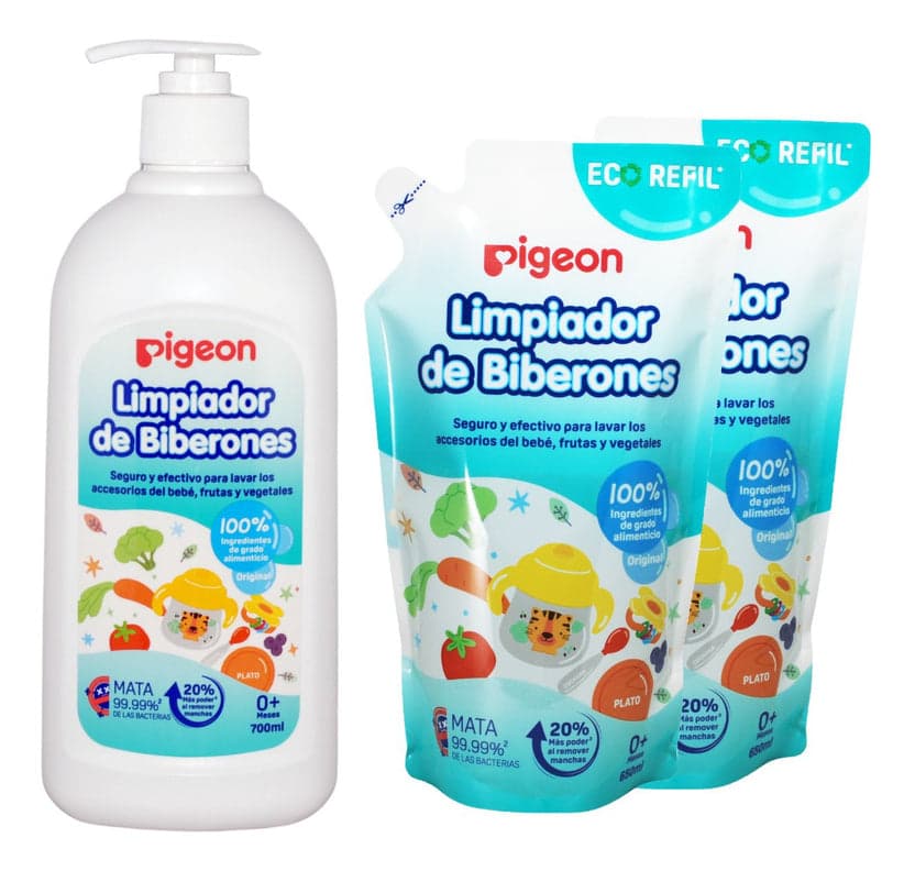Limpiador de biberones con repuestos