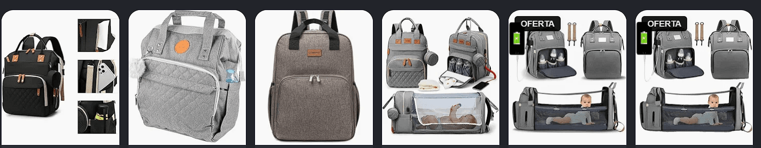 Bolso o mochila pañalero