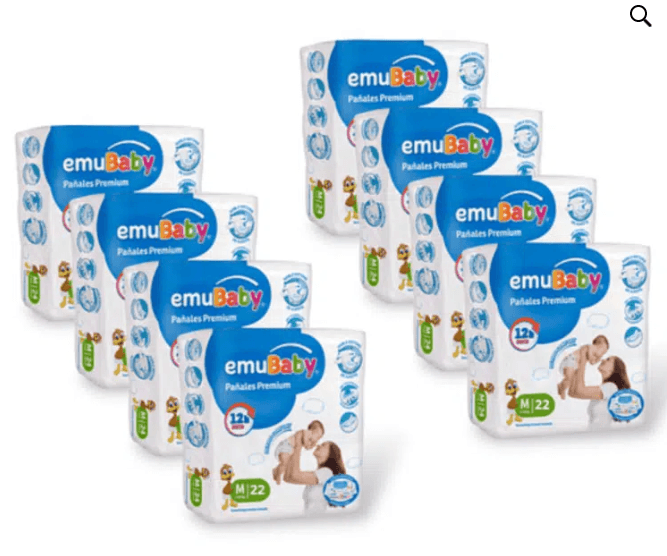 Pañales talla M emubaby