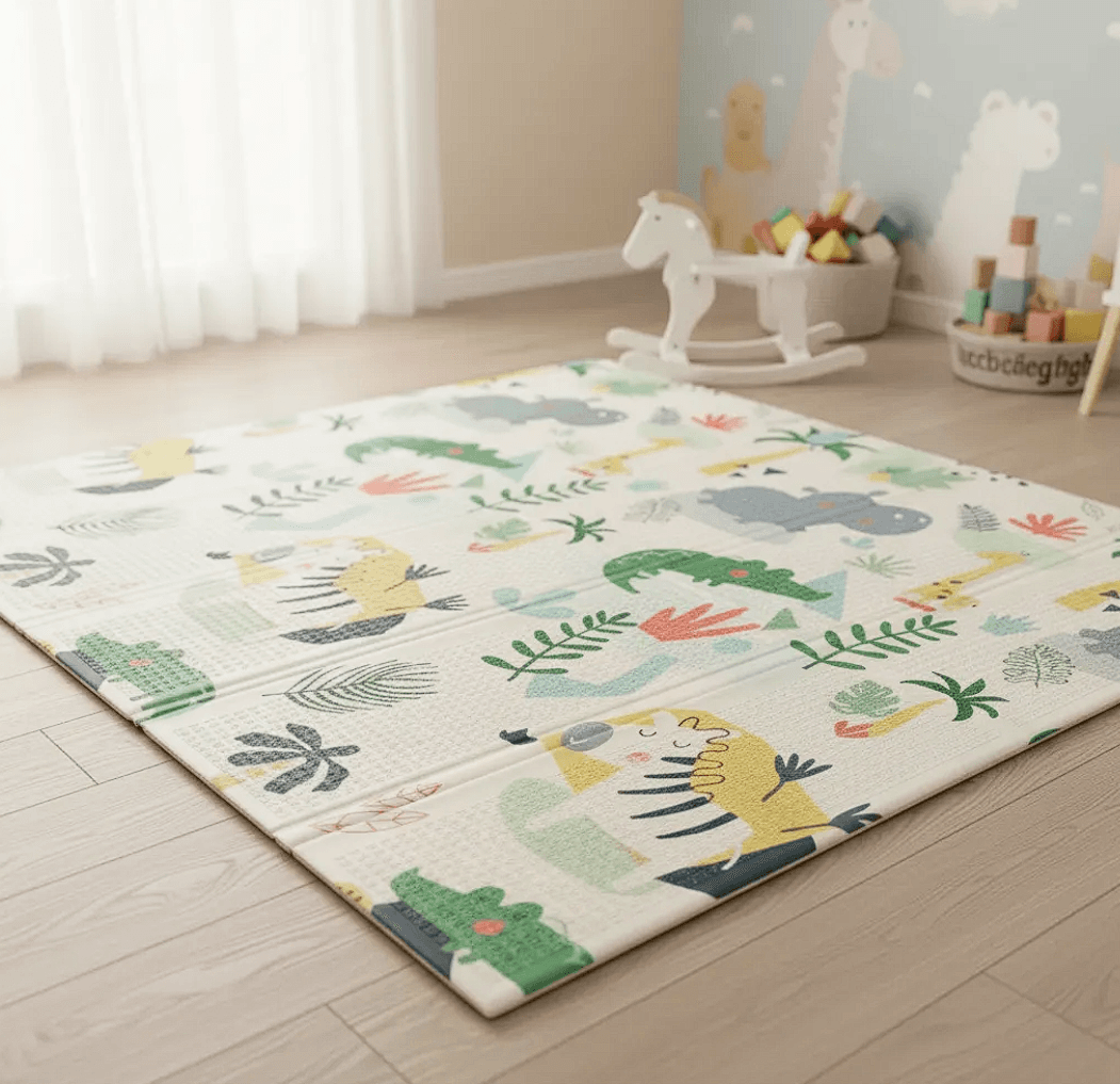 Alfombra anti golpes bebé