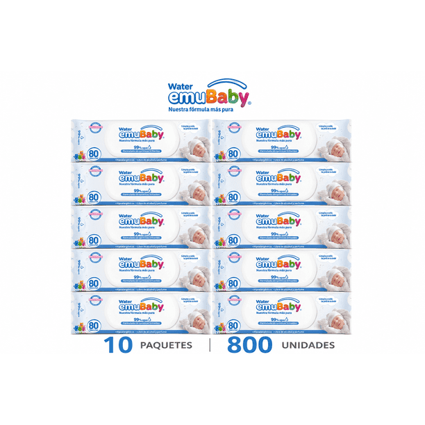 10 paquetes toallitas húmedas