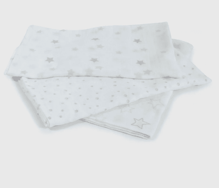 Pack 3 Pañal Muselina Blanco de Bebé