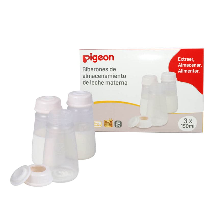 Set botellas de almacenamiento de leche